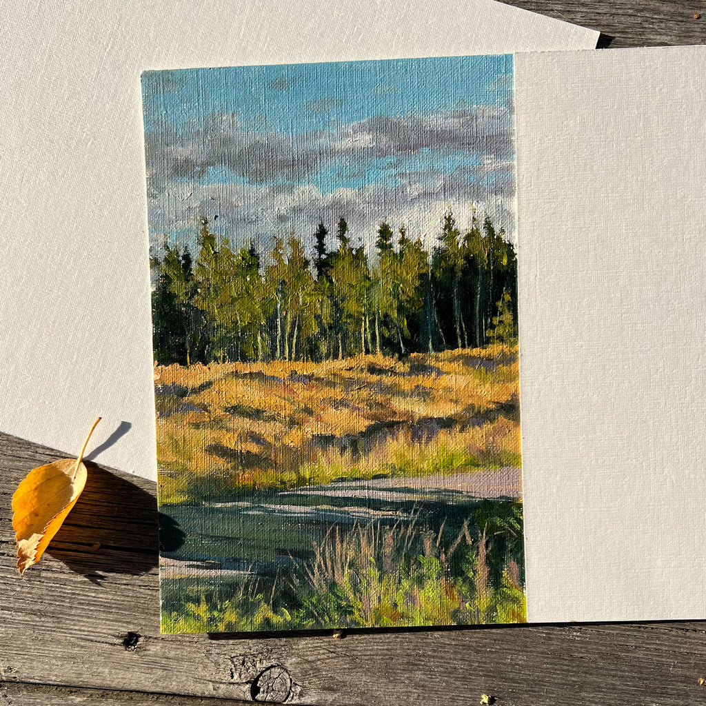 Plein air Oil painting