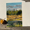 Plein air Oil painting