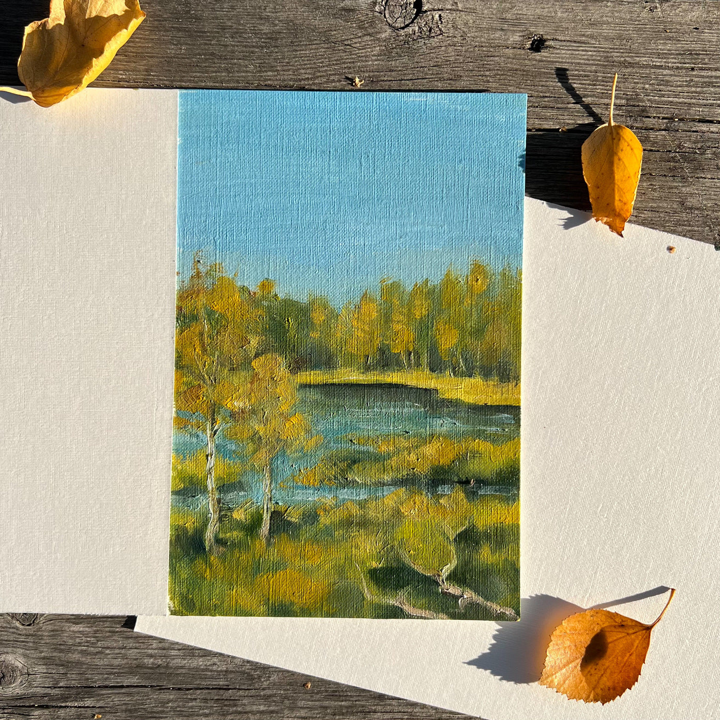 Plein air Oil painting