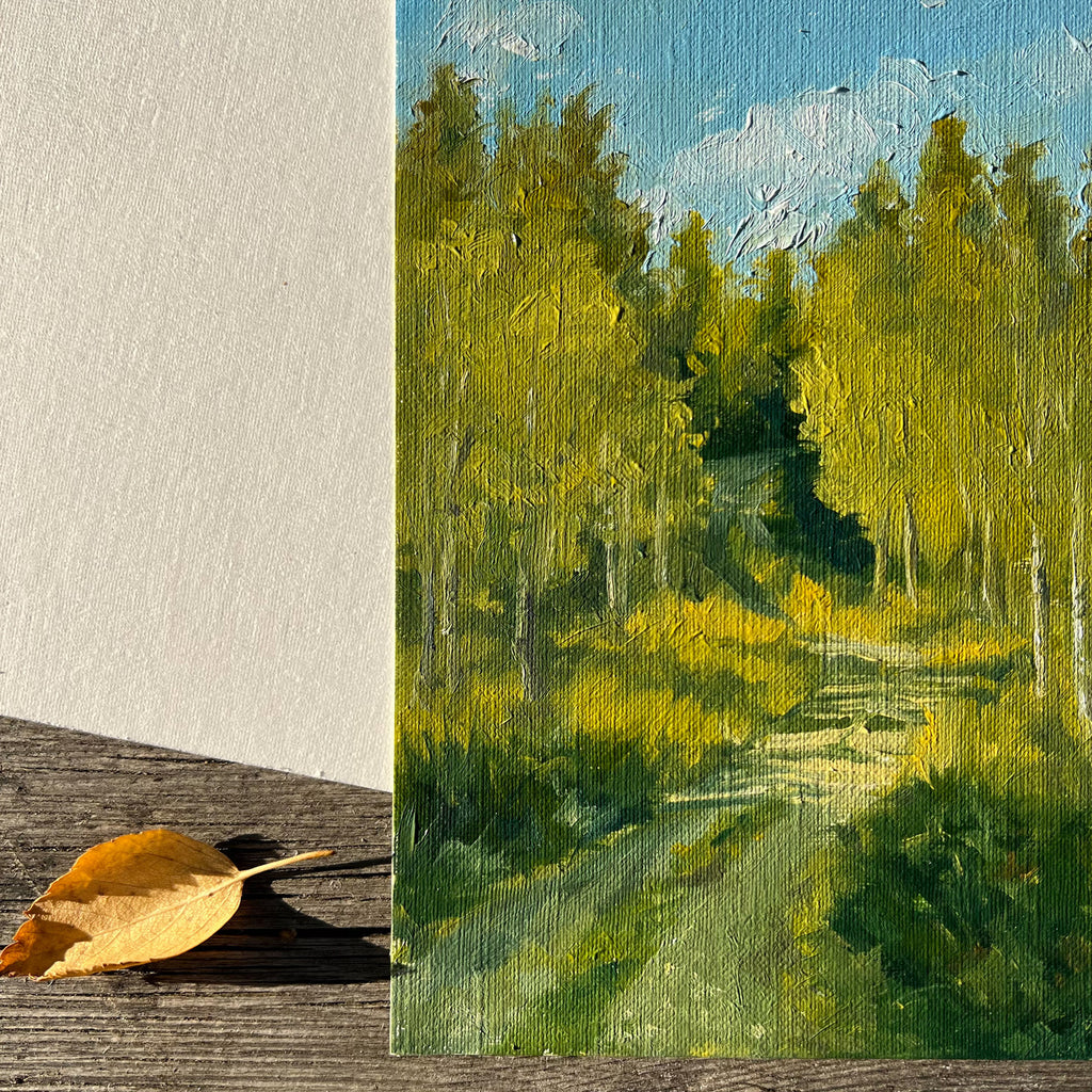 Plein air Oil painting
