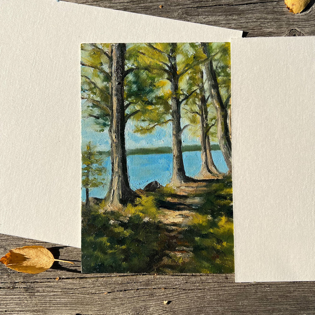 Plein air Oil painting