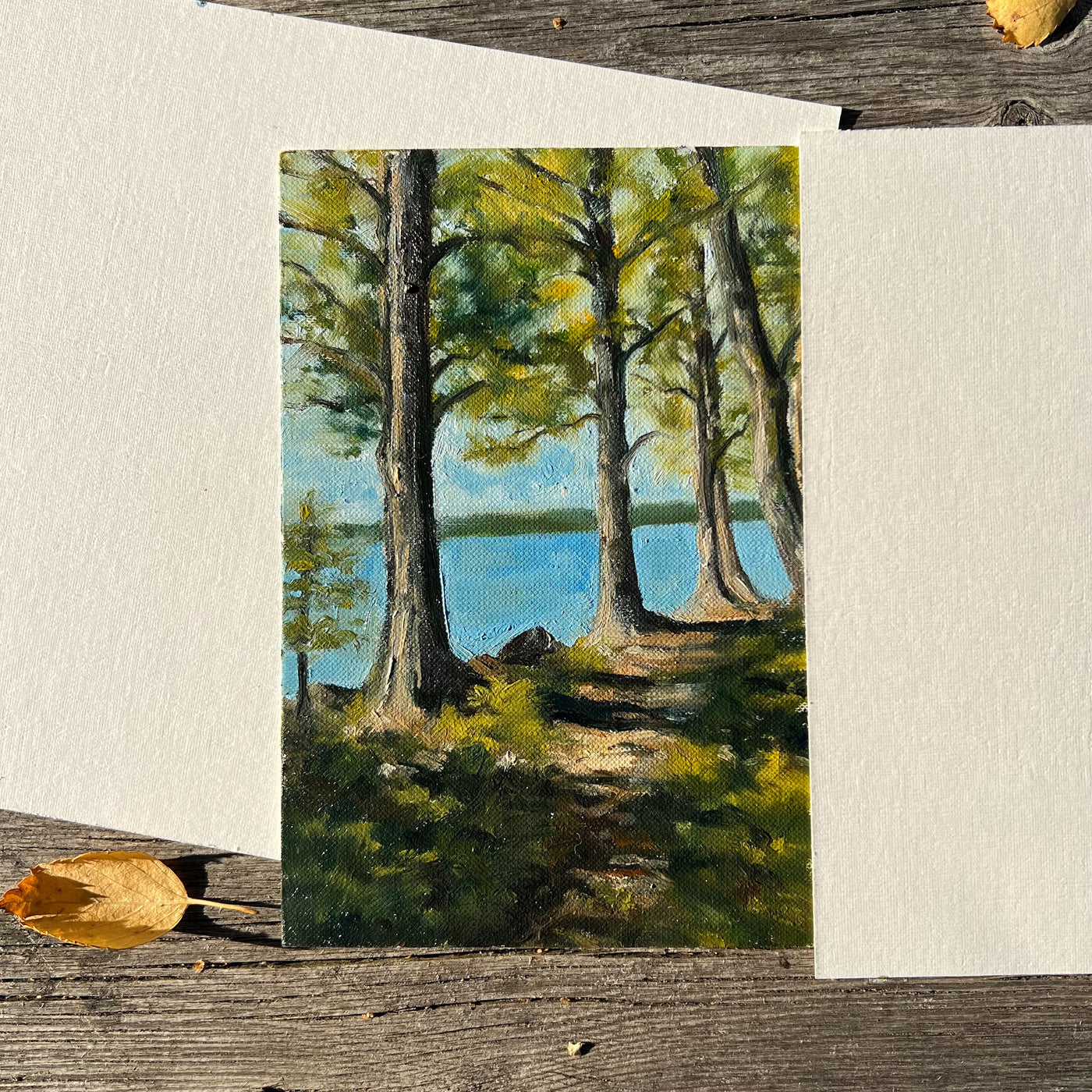 Plein air Oil painting