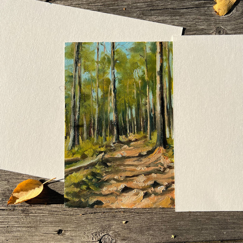 Plein air Oil painting
