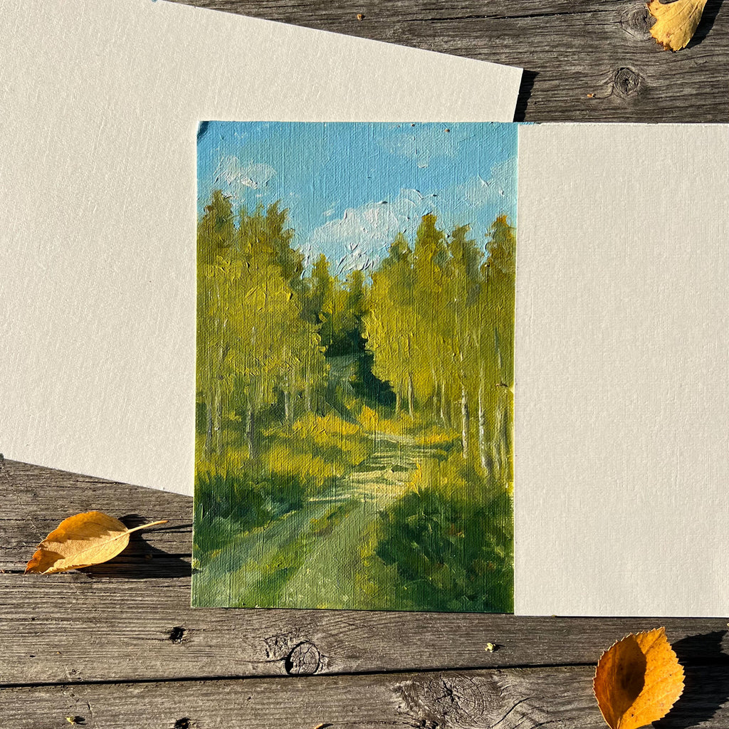Plein air Oil painting