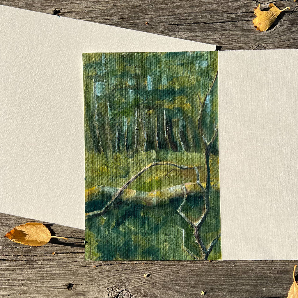 Plein air Oil painting